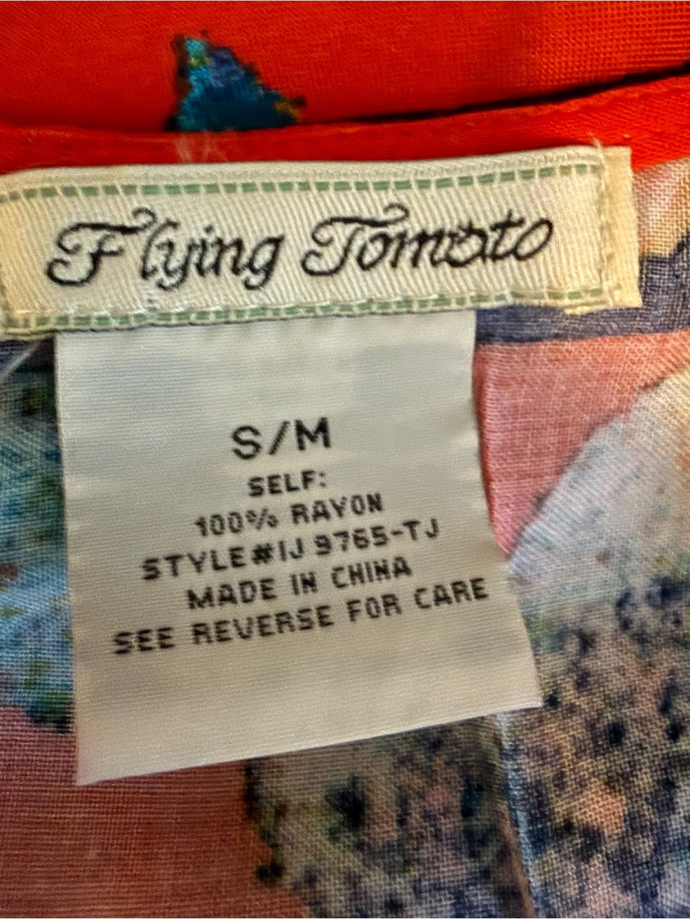 Flying Tomato Red Floral Kimono - Picture 9 of 10